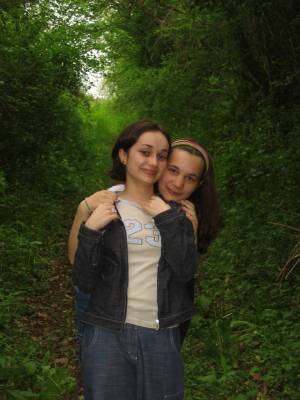 ma chérie d'AMOUR et sa couz ke j'adore