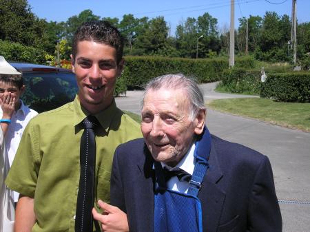 mon arrière grand père et mon grand frere