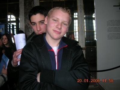 Rémy et kéké a Versaille